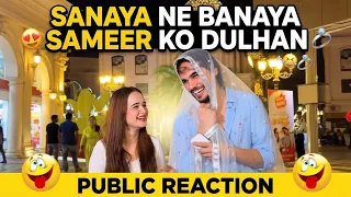 Sanaya Ne Banaya Sameer Ko Dulhan 👰🏻‍♀️! Sameer Abbasi , Sanaya Funny Moment 🥰 