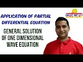 GENERAL SOLUTION OF ONE DIMENSIONAL WAVE EQUATION