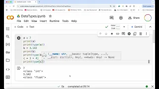 Python Lesson 5 DataTypes