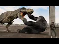 Download Lagu Most Dramatic T-rex Dinosaur VS King Kong in Real life Rescue the beautiful Hunter | Teddy Chase