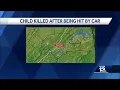 Child dies after being struck by vehicle in Gadsden