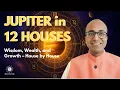 Lagu Jupiter in 12 Houses Explained | How Jupiter Shapes Your Life Path \u0026 Growth (Vedic Astrology)