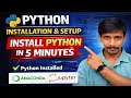Python Installation Setup for Data Analytics Install Anaconda Jupyter Notebook