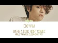 Download Lagu Eddy Kim - When A Long Night Comes (While You Were Sleeping OST Pt 1) Han/Rom/Eng Color Coded Lyrics