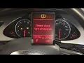 Reset Tire Pressure Audi A4 B8 2008-2012 Check Tyre Pressure