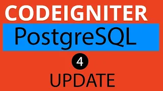 4 Insert Update Delete using CodeIgniter and PostgreSQL CodeIgniter PostgreSQL CRUD
