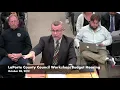 LaPorte County Council Public Hearing October 28 2019