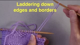 Fixing Mistakes Laddering Down an Edge or Border