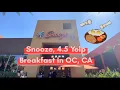 The Most and Highest Rates Breakfast Spot on Yelp Orange County California Snooze Restaurant