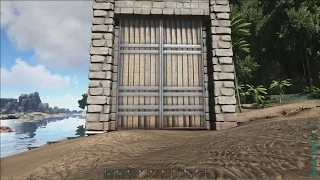 Stone Walls Behemoth Gates Kibble - ARK Survival Evolved Single Player
