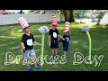 Dr Seuss Day Craft The Cat in the Hat Truffula Trees