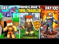 I Survived 100 Days as a TIME TRAVELER in Minecraft
