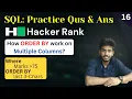 16 Higher Than 75 Marks Hackerrank sql questions SQL sql tutorial sql full course