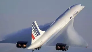 إقلاع طائرة الكونكورد الأسرع من الصوت 