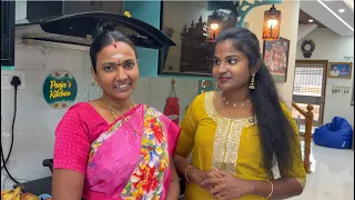 Namma Veetu Samaiyal 🤤💙 #poojaskitchen #todayspecial
