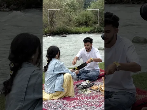 Behind the magic of Tu Te Main 🎥✨ | Prince Kapil | Kashmir Shoot #Shorts #ytshorts #bts #punjabisong