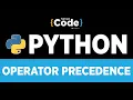 Python Tutorial For Beginners Python Operator Precedence And Associativity Python SimpliCode