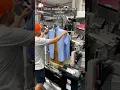 How shirts get pressed ironed at the dry cleaner