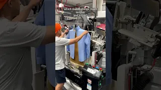 How shirts get pressed ironed at the dry cleaner