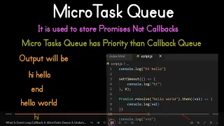 What is Event Loop Callback MicroTasks Queue Understanding Call Stacks Web APIs in Javascript
