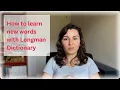 How to use Longman Dictionary to Learn Vocabulary