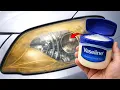 Lagu Maak oude koplampen in 1 minuut weer als nieuw met vaseline! Geniale truc