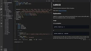CS50 Python Final Project AdRSCiE