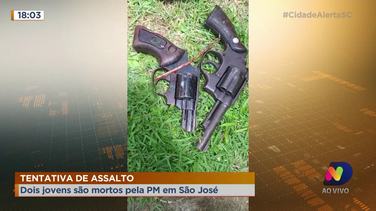 Dois homens são mortos pela PM depois de tentativa de assalto em São José