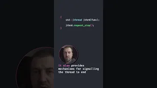 C std thread vs std jthread