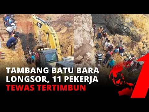 Belasan Pekerja Tambang di Muara Enim Tewas Tertimbun Longsor, Tim Basarnas lakukan Penyisiran