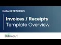 Extracting Data - Invoices Template Overview