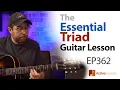 Download Lagu The Essential (Must-Know) Triad Guitar Lesson - Using only the top 3 strings - EP362