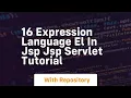 16 expression language el in jsp jsp servlet tutorial