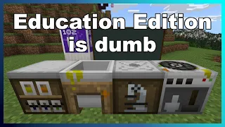 Minecraft Education Edition s Failures