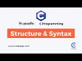 Basic Structure and Syntax in C Programming Language Bangla C Programming Tutorial