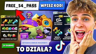PIERWSZY w HISTORII KOD na DARMOWY KARNET PLUS w BRAWL STARS? 🤯 (TESTUJE MITY Z TIKTOKA)