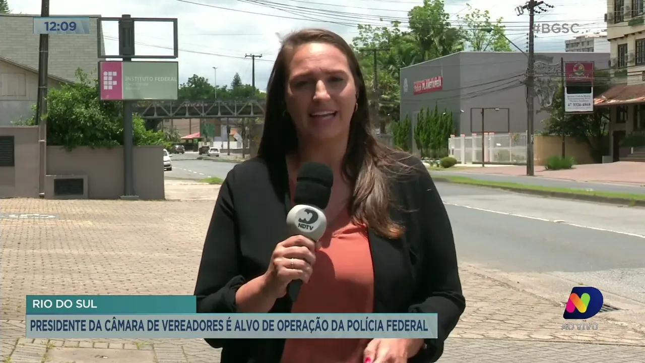 Presidente da câmara de vereadores de Rio do Sul é alvo de operação da polícia federal