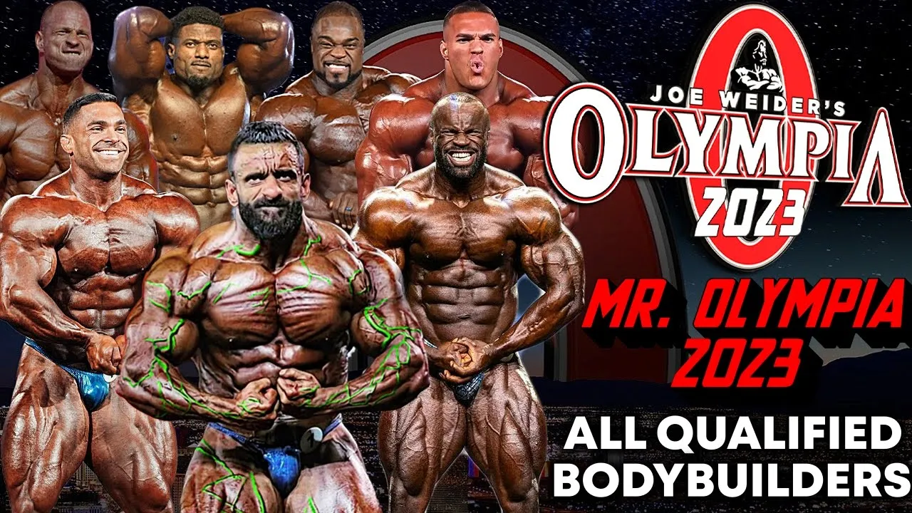 2023 MR OLYMPIA  - ALL QUALIFIED BODYBUILDERS (24 Contestants)