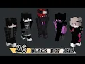26 Skin minecraft berwana hitam - Black skin minecraft BOY Skins New Skins