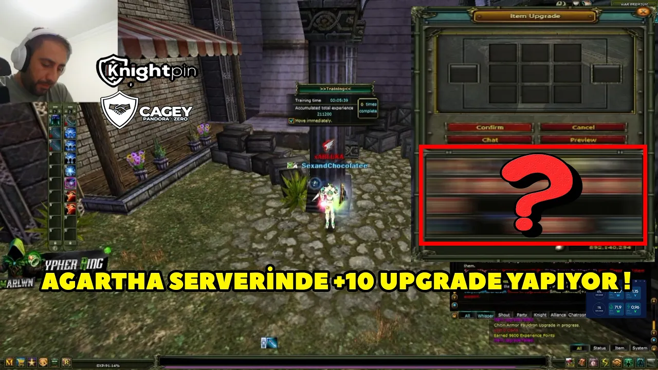 SexandChocolate - (Agartha) Serverinde Topladığı Çantaya Büyük Upgrade Yapıyor ! Knight Online
