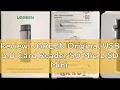 Review UGREEN Original USB 3 0 Card Reader SD Micro SD Mini Smart Card Reader Max 256GB