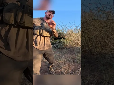 Setting up a HYENA BLIND in Africa! #bowhunting