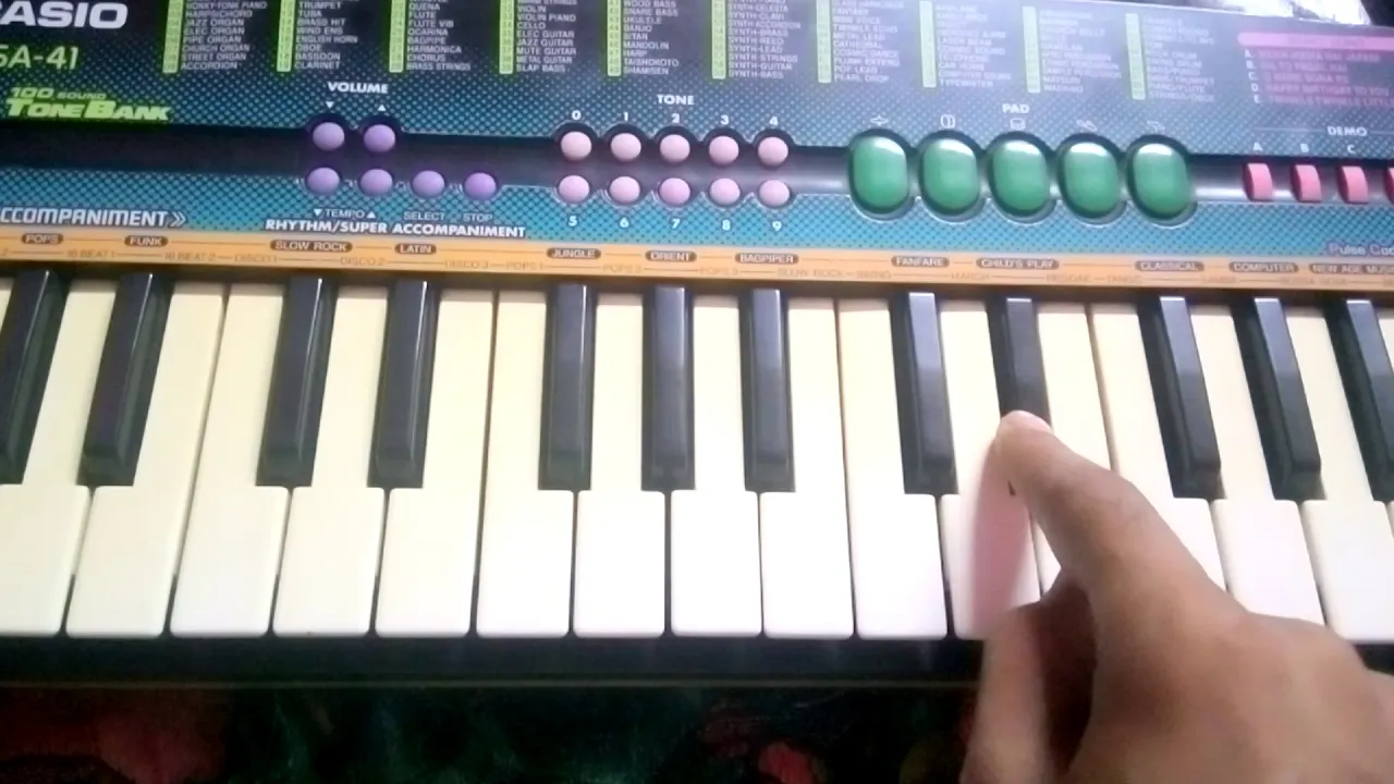 Aai shapath piano tutorial one finger