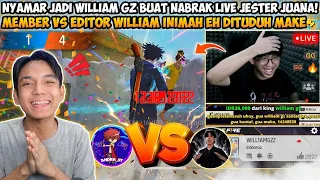 NYAMAR JADI WILLIAM GZ BUAT NABRAK LIVE JESTER! MEMBER VS EDITOR WILLIAM GZ INIMAH EH DITUDUH MAKE🤣