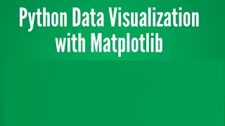 Data Visualization Using Pyplot Part 8 by MFSEDU