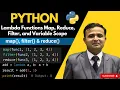Python Lambda Functions and Built-in Functions Exploring Map Reduce Filter and Variable Scopes