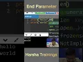 Print with end parameter in Python parameter in python Python Step by Step Tutorial