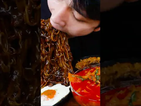 180cm 95kg 짜장면 짬뽕 사천탕수육 군만두 볶음밥 근본조합 레젼드 먹방 Chinese food legendary combination mukbang