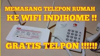 telepon gratis banyak yg tidak tahu cara memasang telepon ke router wifi indihome