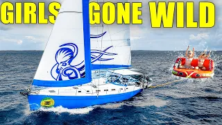 Our Journey AROUND THE WORLD begins in STYLE! TUBING Under SAIL 🤘🏼 | ep.38